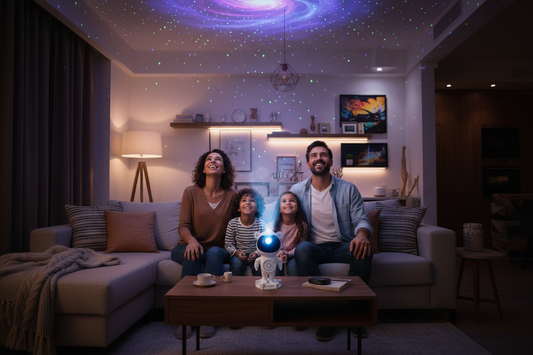 O Universo Dentro do Quarto: Como o Projetor Astronauta Galáxia Está Transformando Momentos em Família