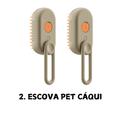 Escova Pet 3 Em 1 Recarregável a Vapor
