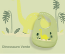 BABADOR DE SILICONE COM PEGA MIGALHAS FEITO PARA SEU BEBÊ