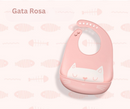 BABADOR DE SILICONE COM PEGA MIGALHAS FEITO PARA SEU BEBÊ
